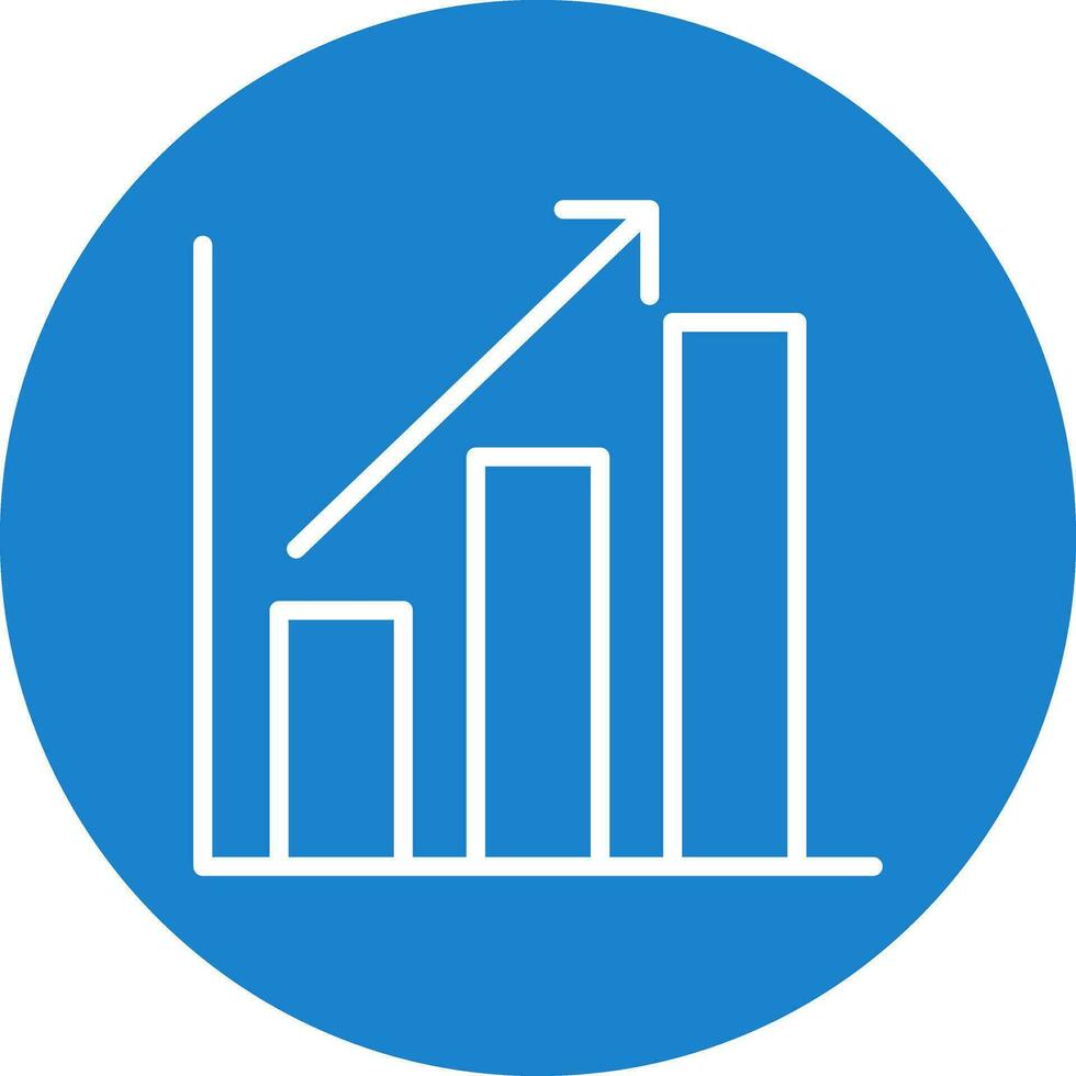 Bar chart Vector Icon Design