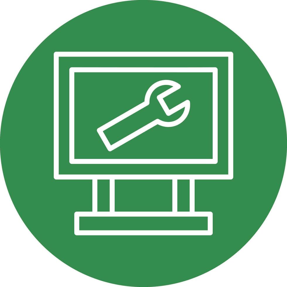 IT Helpdesk Vector Icon Design