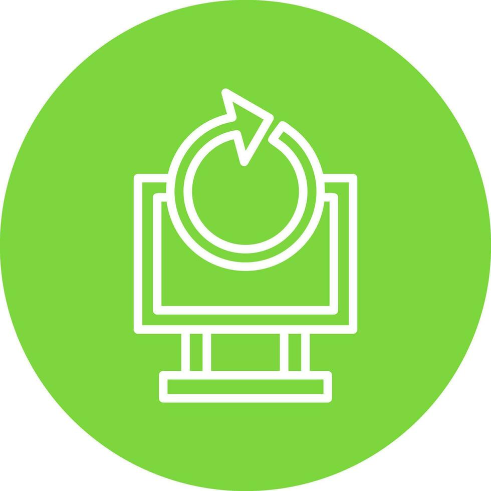 Data Recovery Vector Icon Design