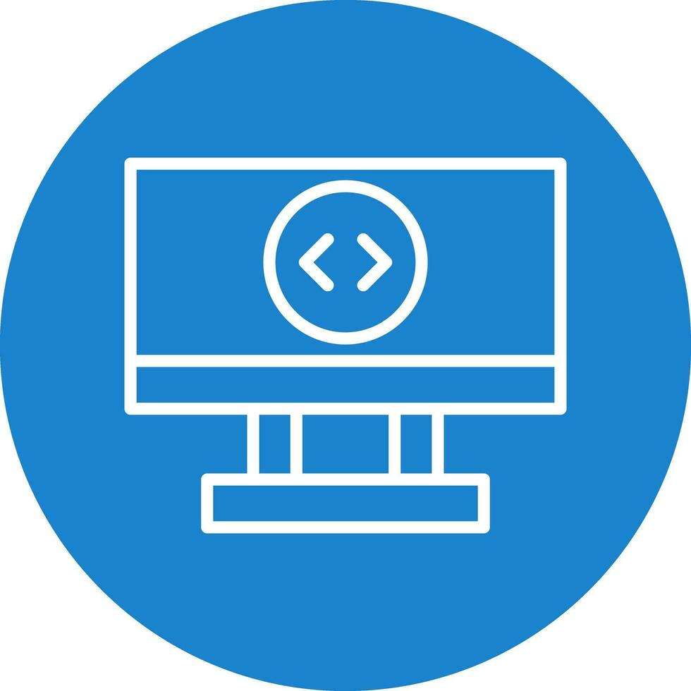 Remote Desktop Vector Icon Design