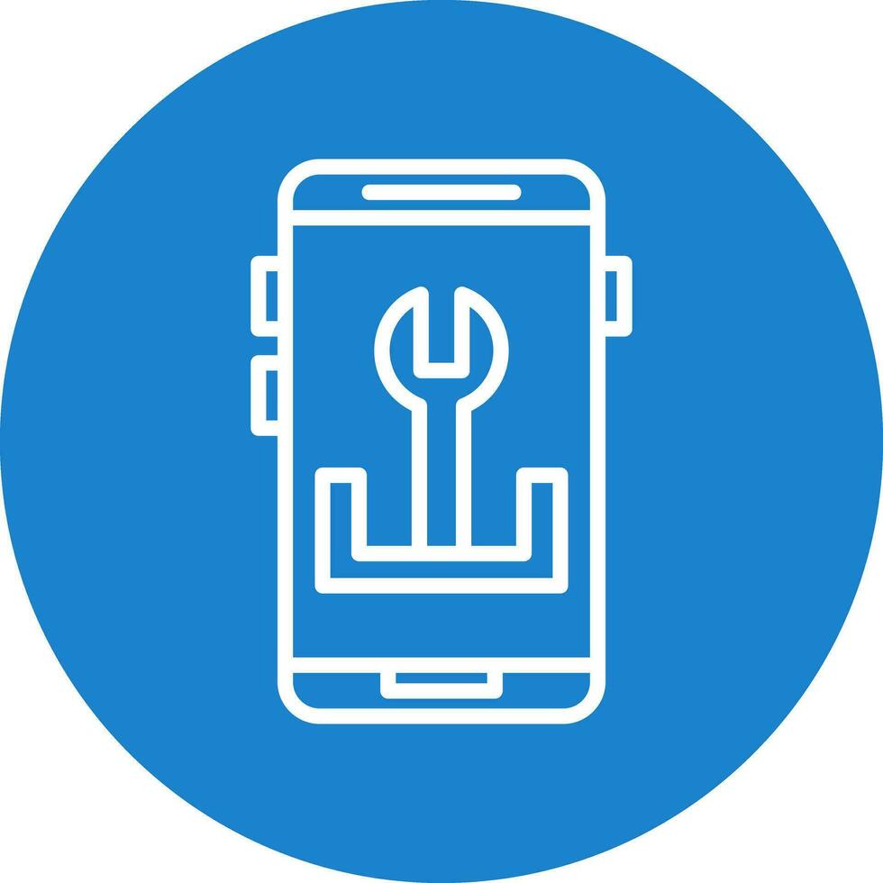App Troubleshooting Vector Icon Design