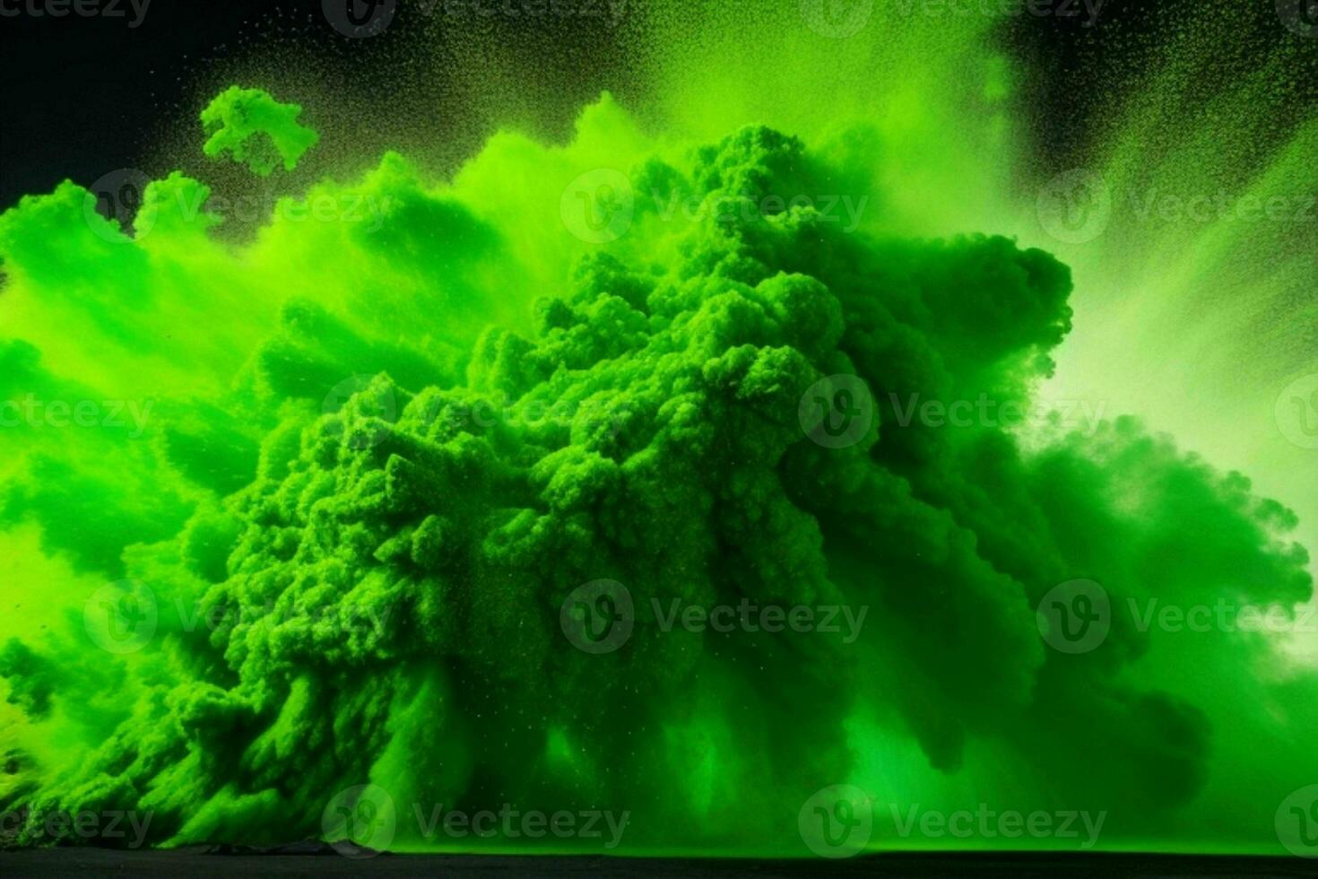 Abstract powder explosion background. AI Generative Pro Photo