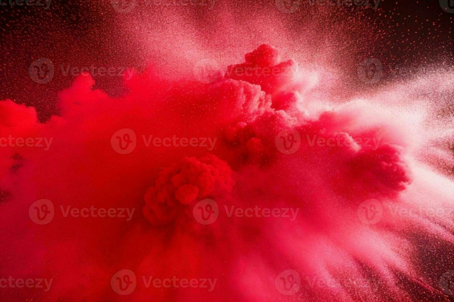 Abstract powder explosion background. AI Generative Pro Photo