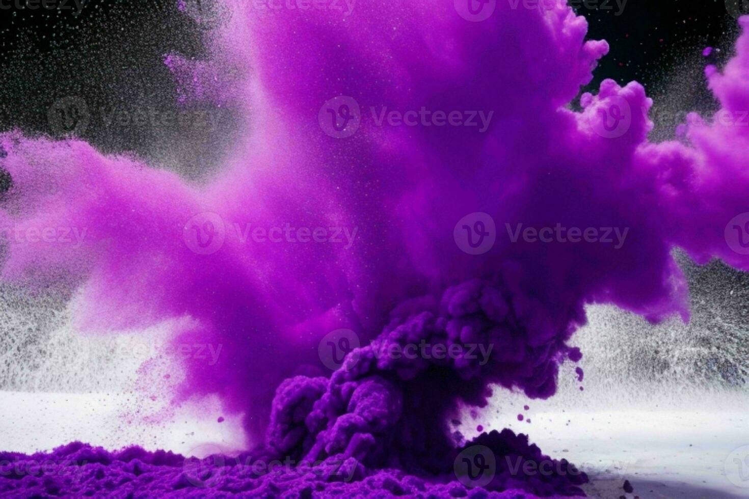 Abstract powder explosion background. AI Generative Pro Photo
