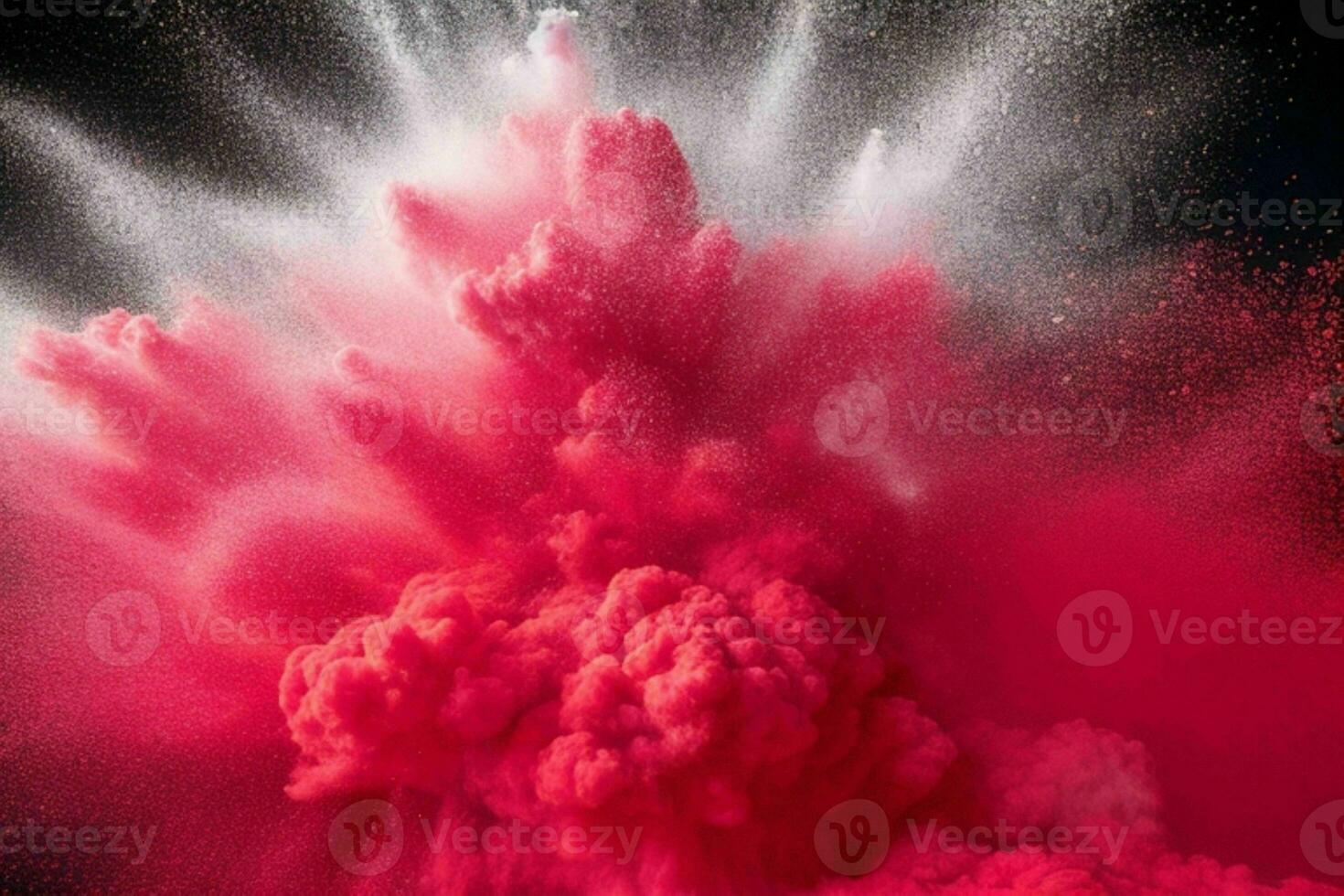 Abstract powder explosion background. AI Generative Pro Photo