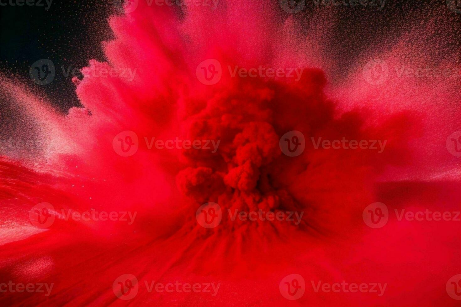 Abstract powder explosion background. AI Generative Pro Photo