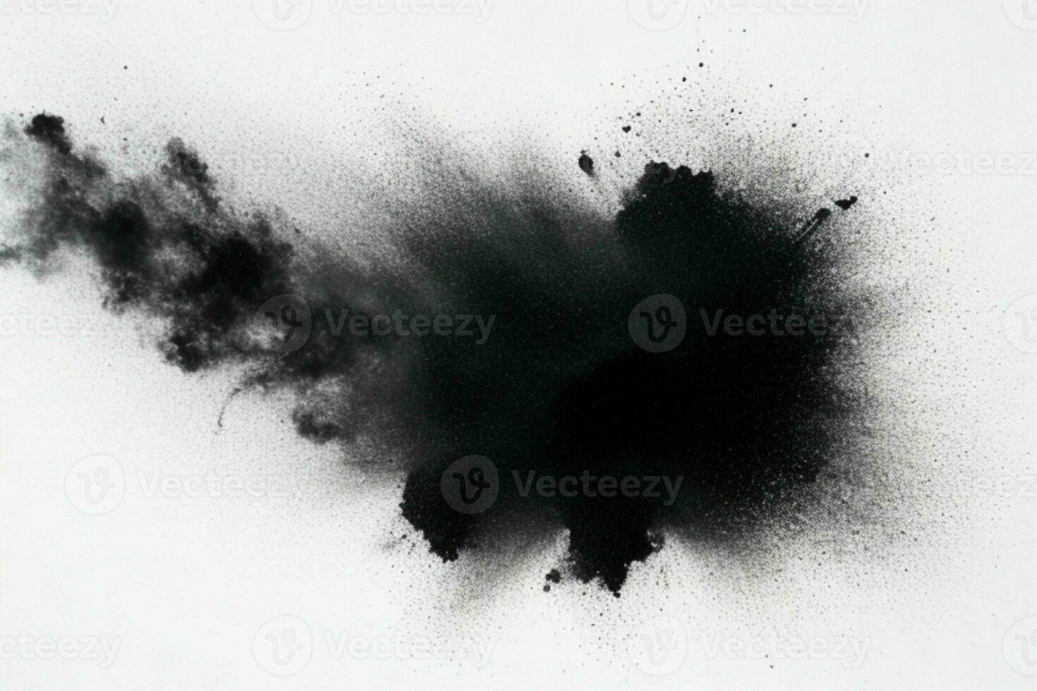 Abstract powder explosion background. AI Generative Pro Photo