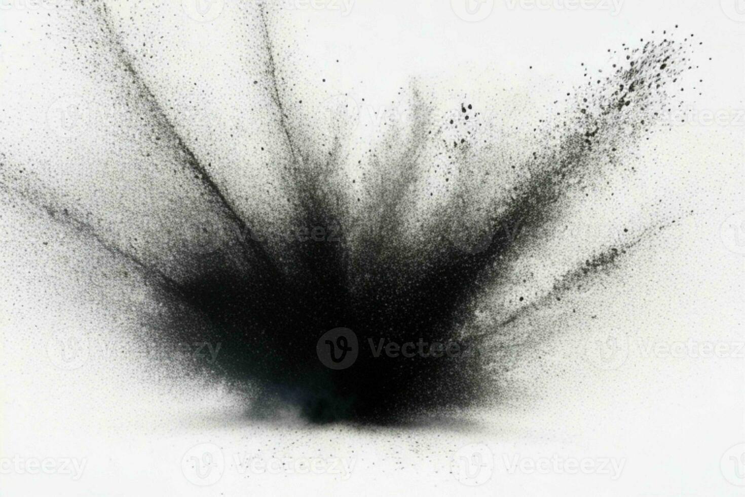 Abstract powder explosion background. AI Generative Pro Photo