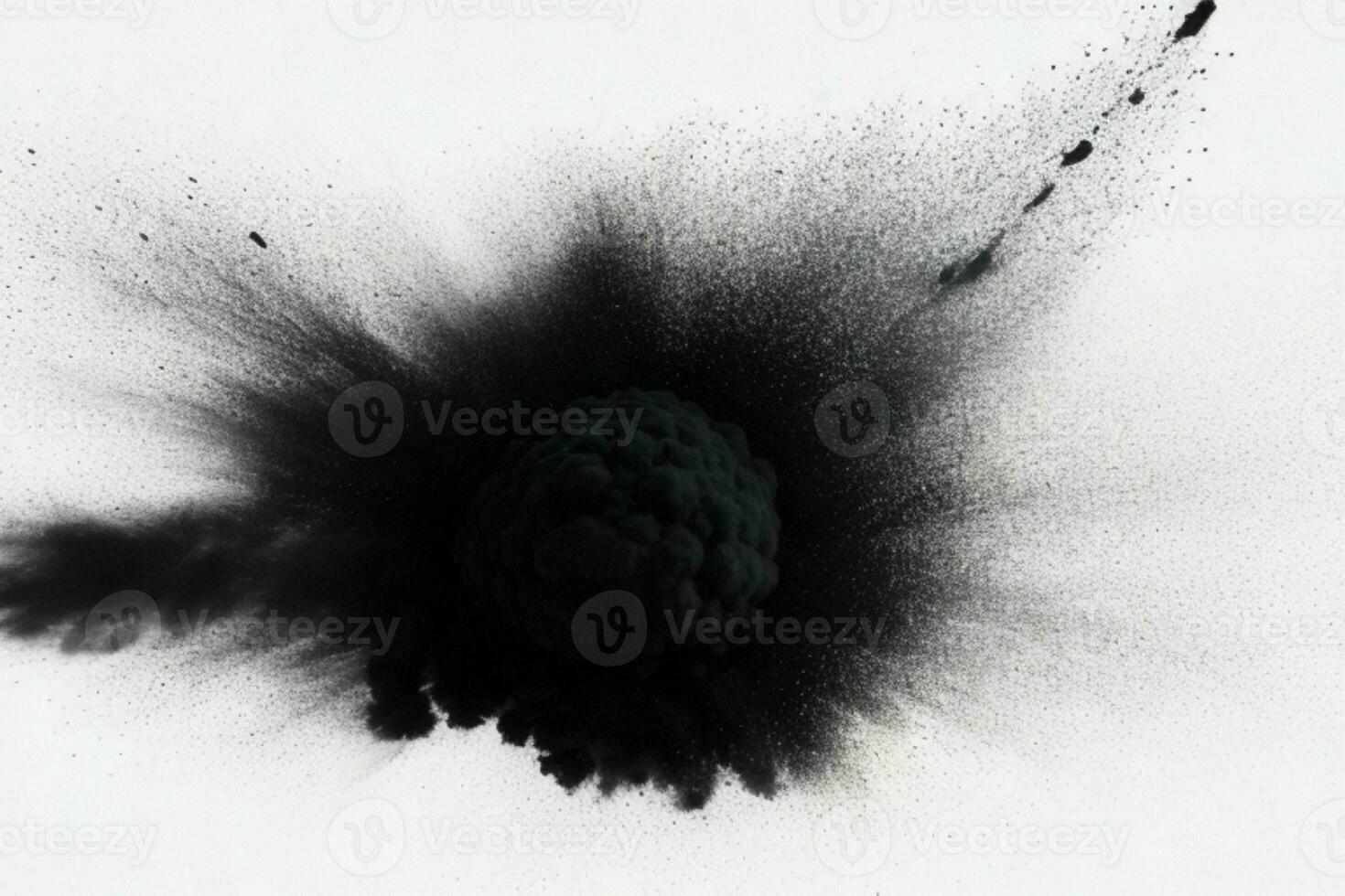 Abstract powder explosion background. AI Generative Pro Photo