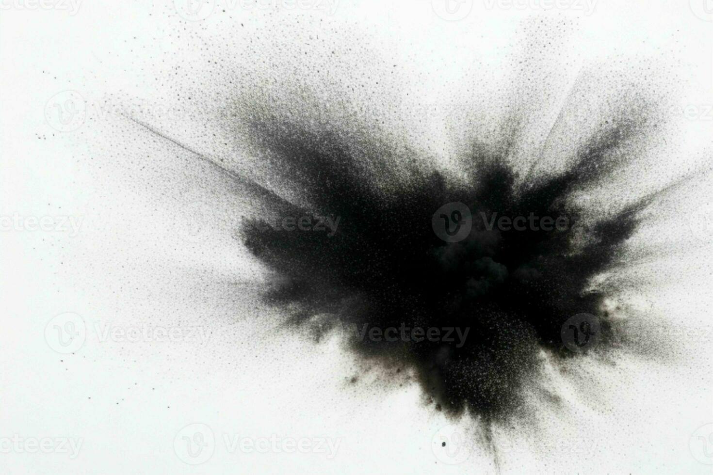 Abstract powder explosion background. AI Generative Pro Photo