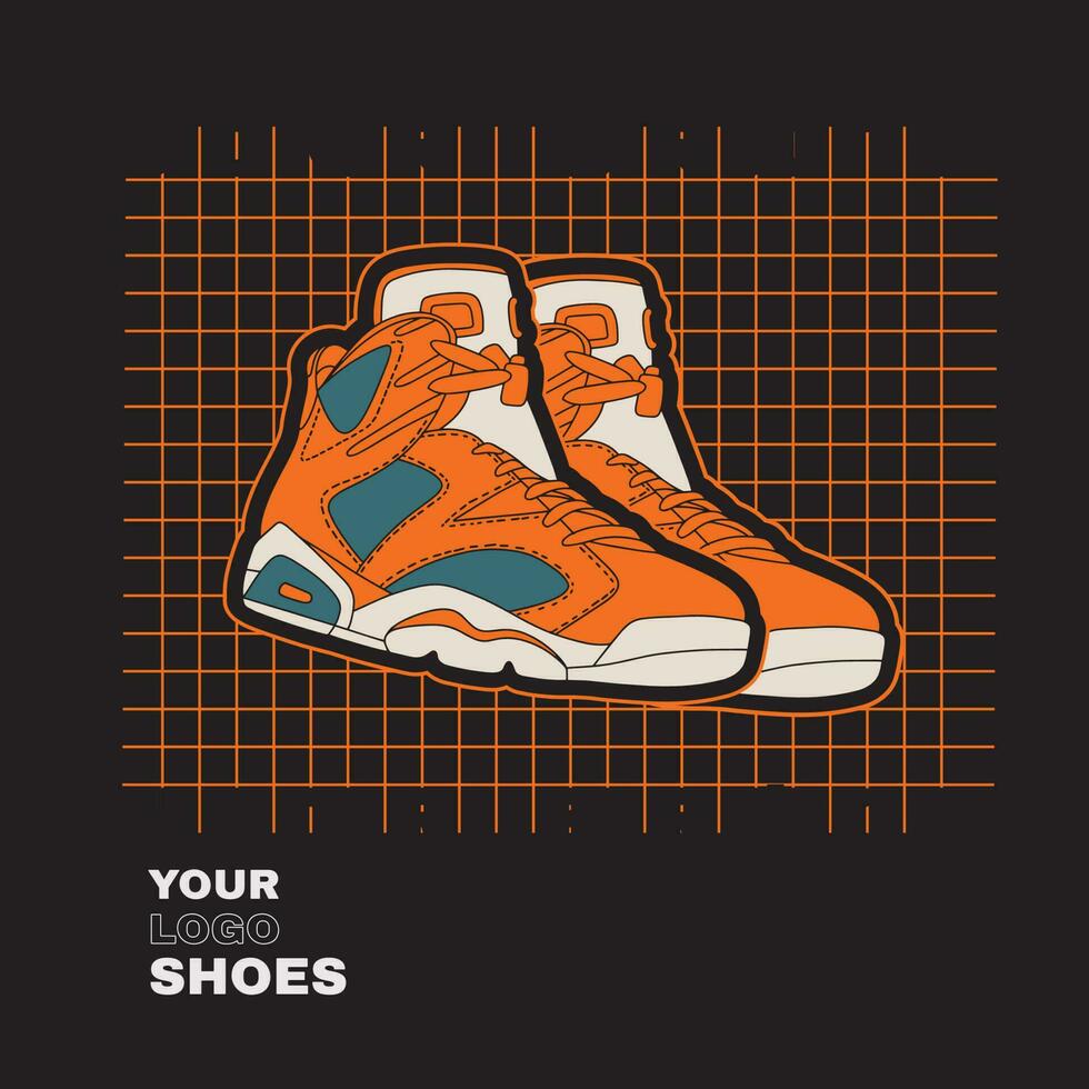Sneaker shoes . Concept. Flat design. Vector illustration. Sneakers in flat style. Sneakers side view. Fashion sneakers.