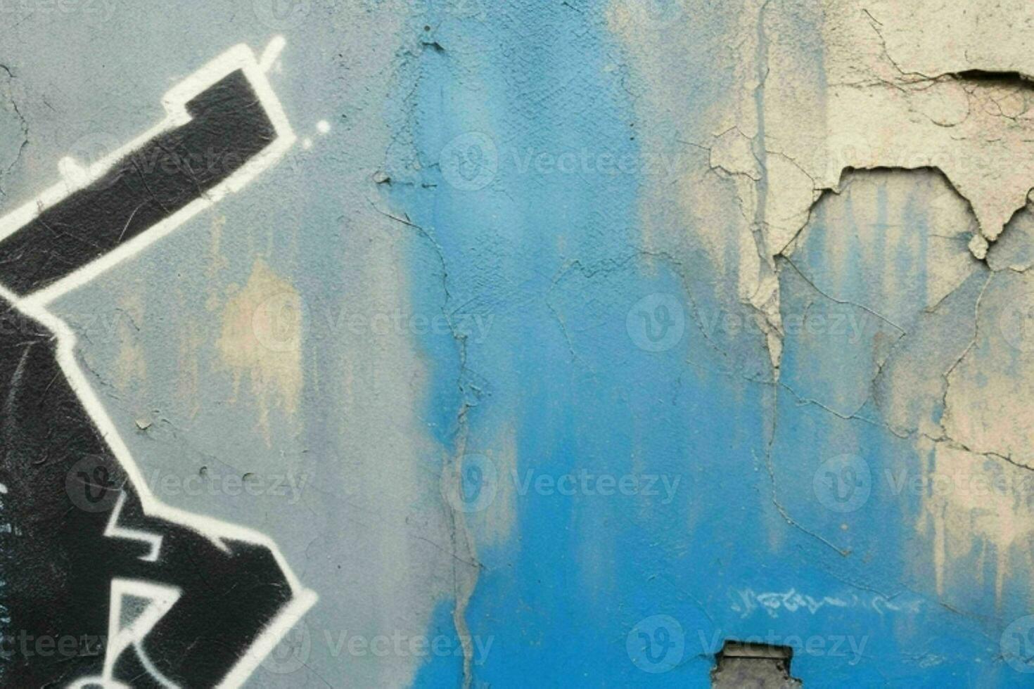 Vibrant graffiti mural on the wall background. AI Generative Pro Photo