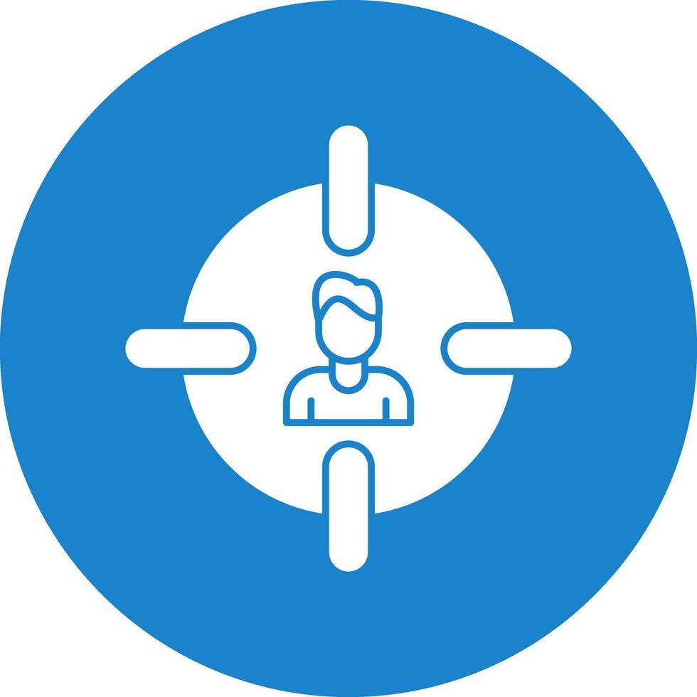Target Audience Vector Icon Design