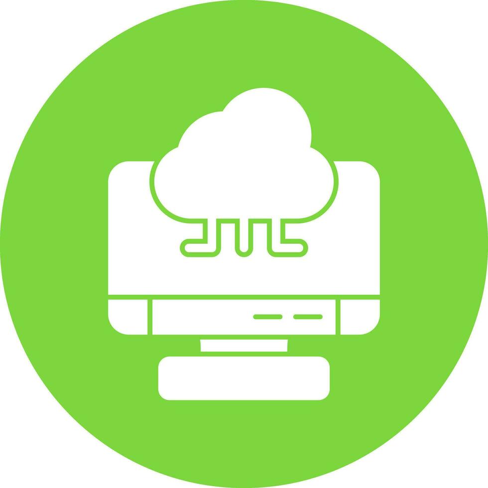 Cloud Computing Vector Icon Design