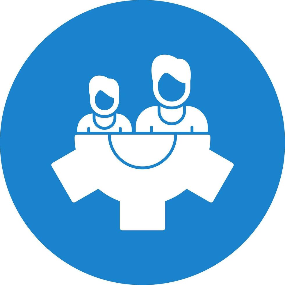 Team Work Vector Icon Design