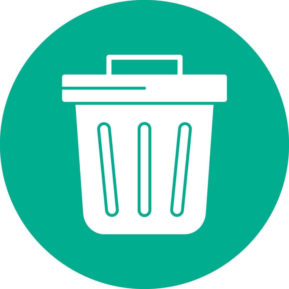 diseño de icono de vector de basura