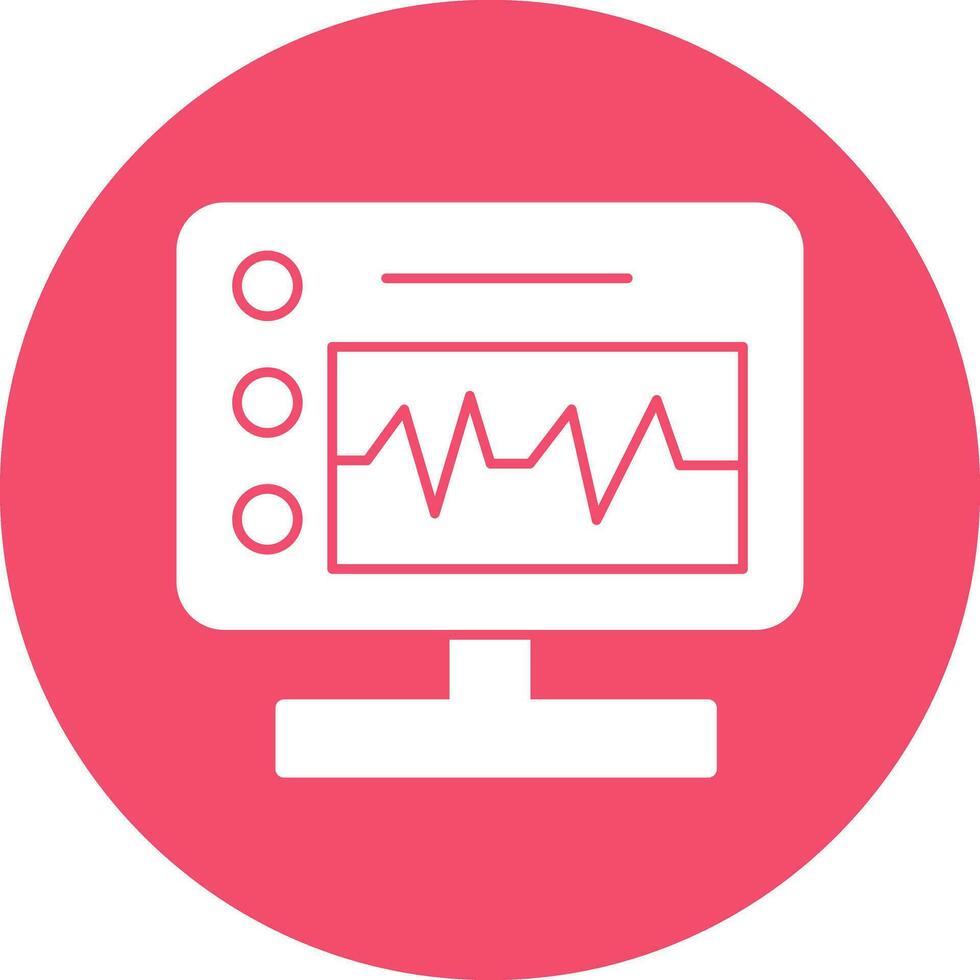 Device Monitoring Vector Icon Design