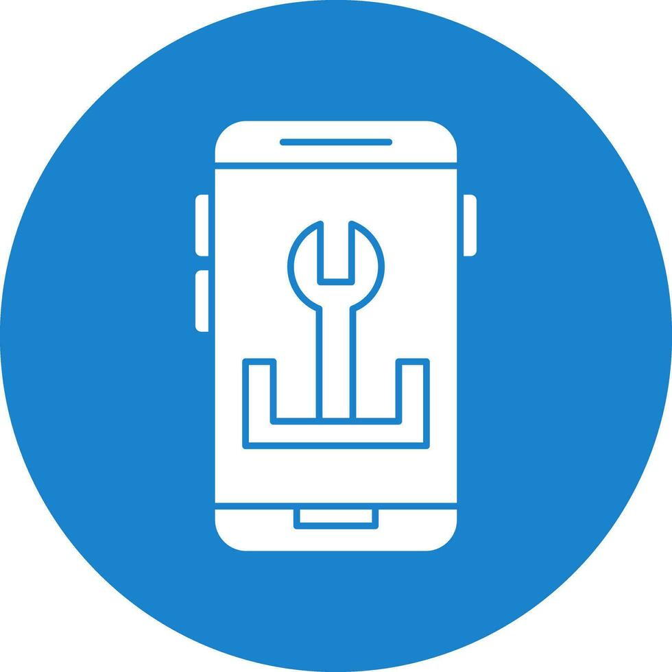 App Troubleshooting Vector Icon Design