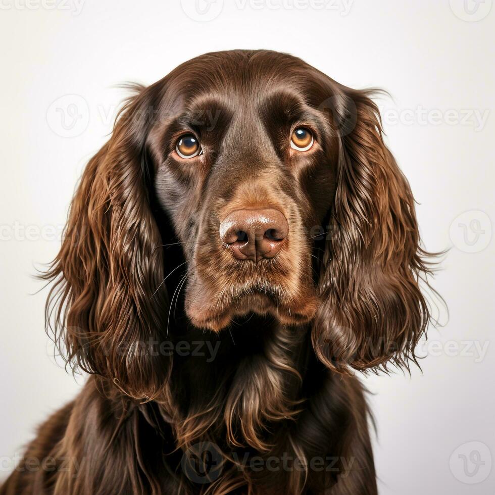 resumen perro perrito acuarela Arte retrato vistoso blanco antecedentes ai generativo foto