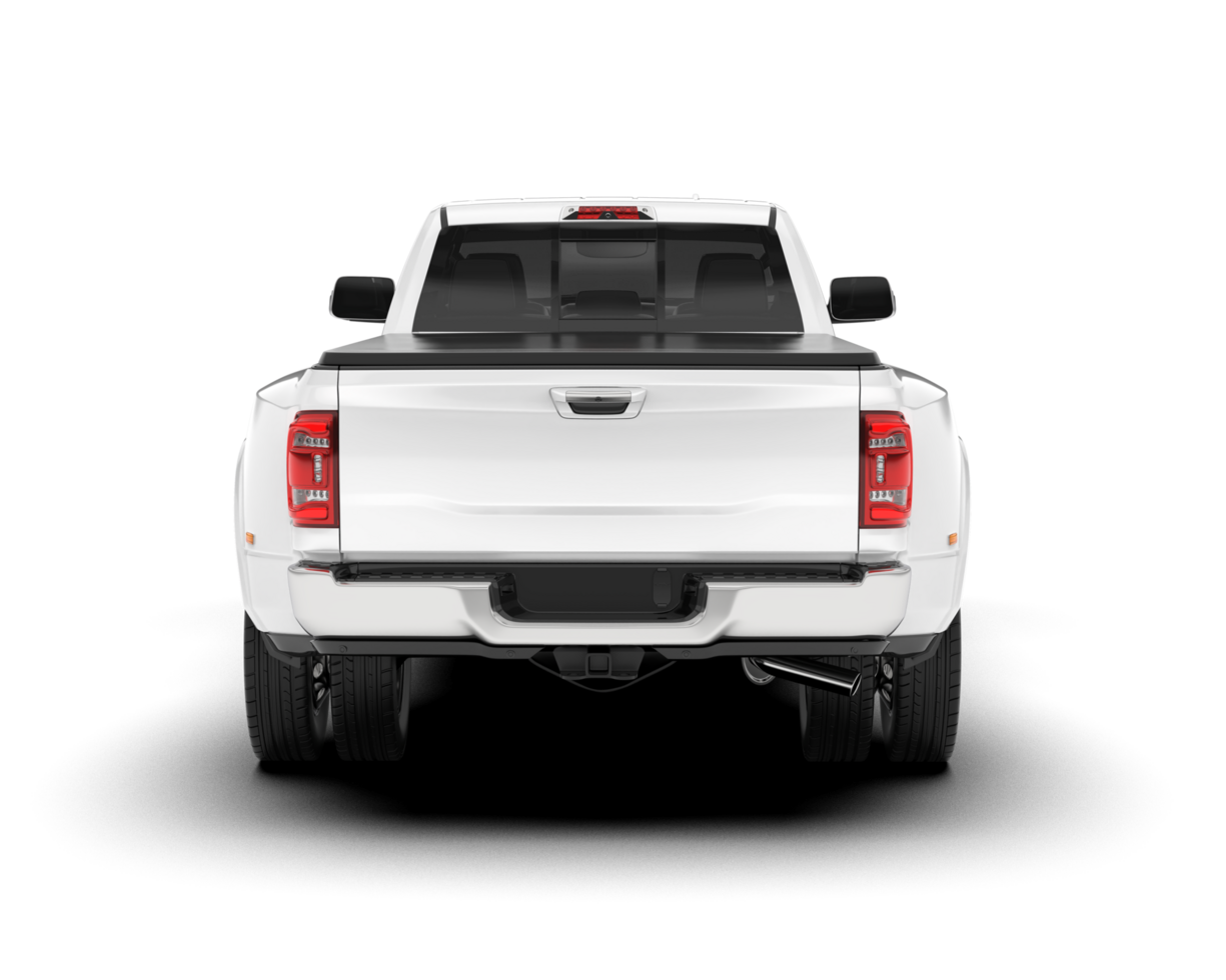 White pickup truck isolated on transparent background. 3d rendering - illustration png