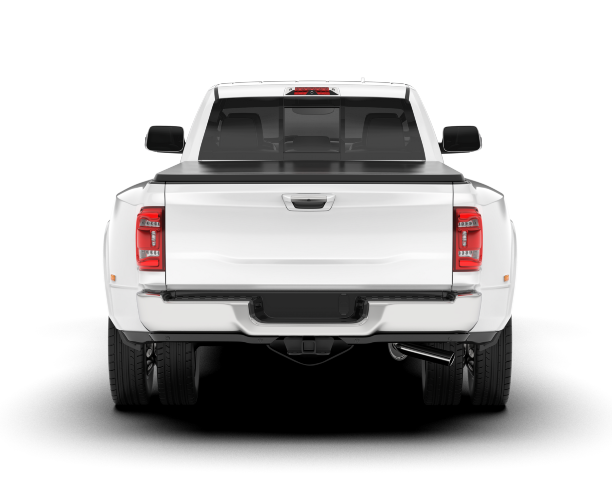 White pickup truck isolated on transparent background. 3d rendering - illustration png