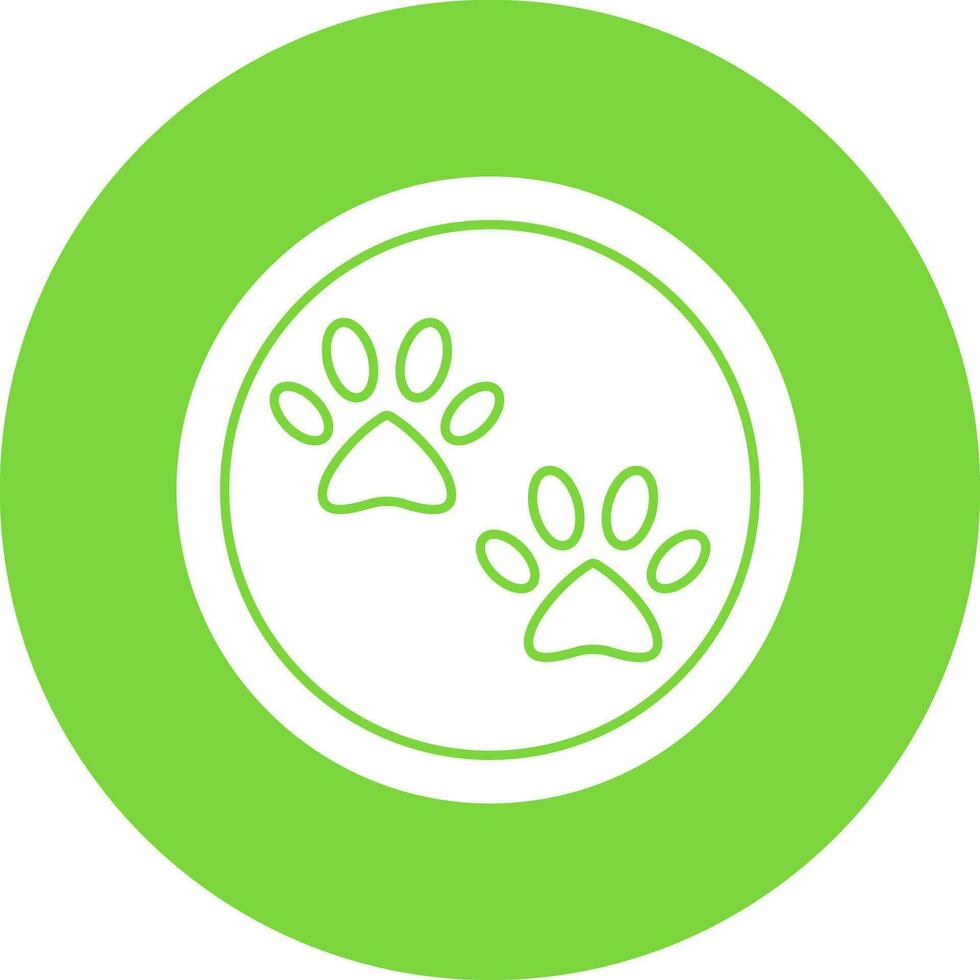 Paw print Vector Icon Design