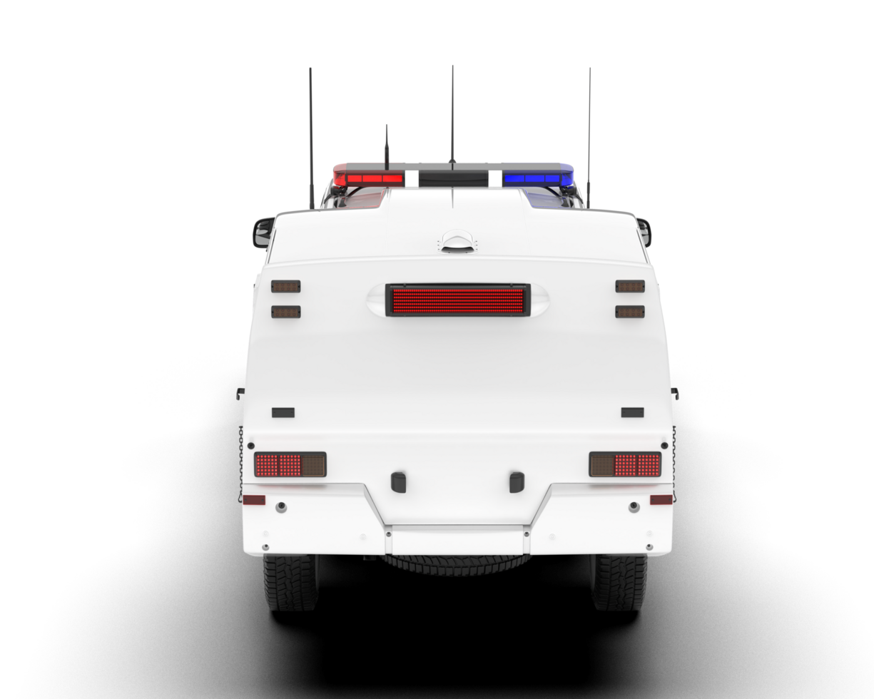 White pickup truck isolated on transparent background. 3d rendering - illustration png
