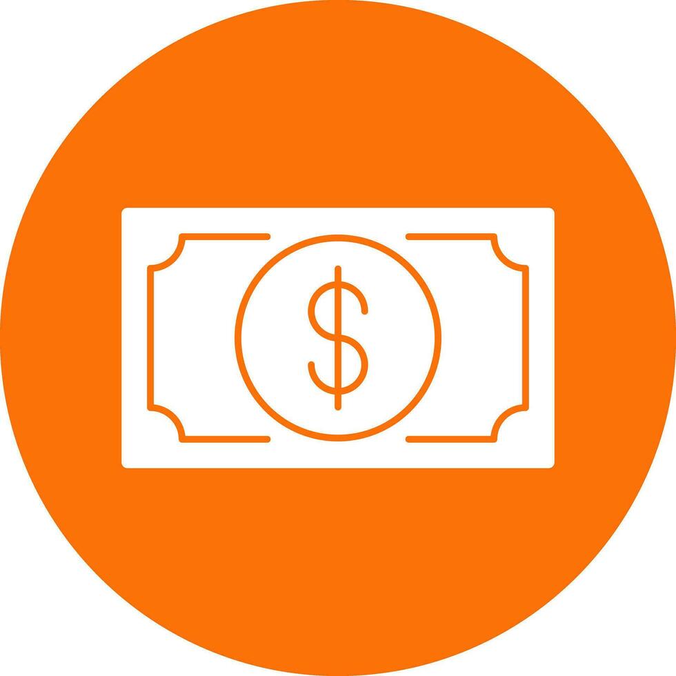 diseño de icono de vector de dólar