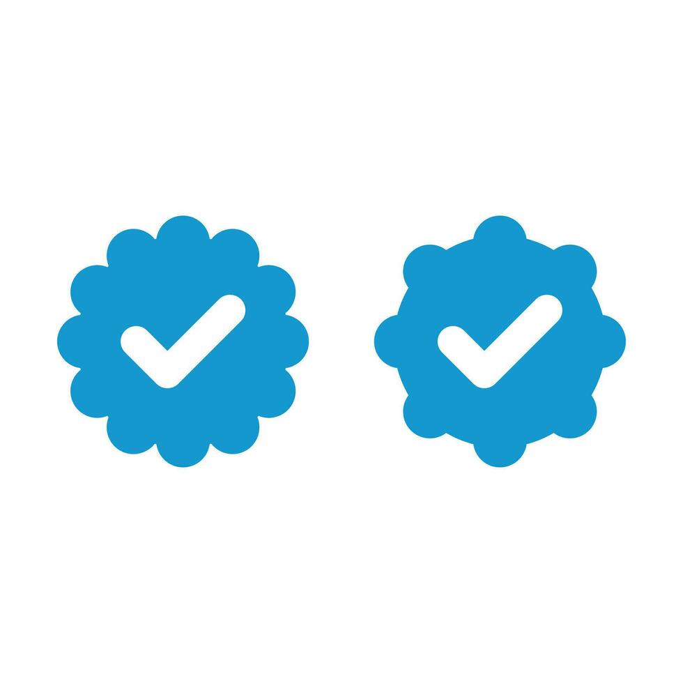 Set of vector badges and labels with check mark icons. Approved and certified icon. Check mark symbol. verified blue check logo with cloud shield. speech bubble check mark icon