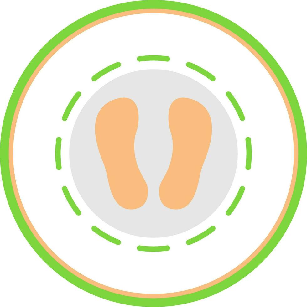 zapato impresión vector icono diseño