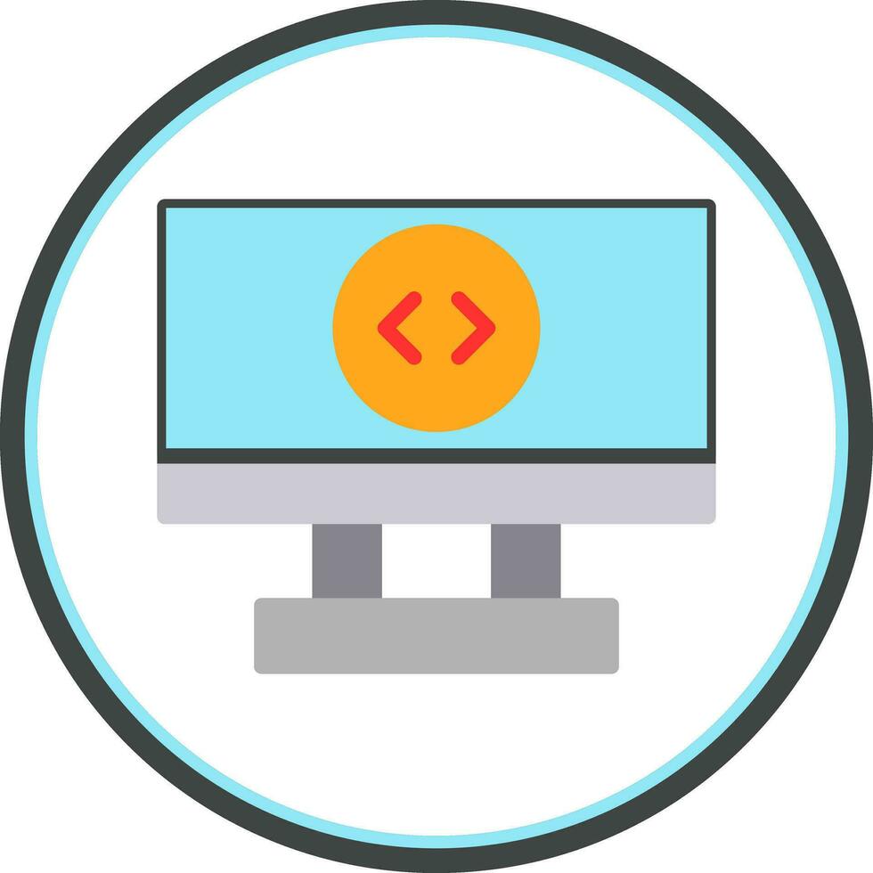 Remote Desktop Vector Icon Design