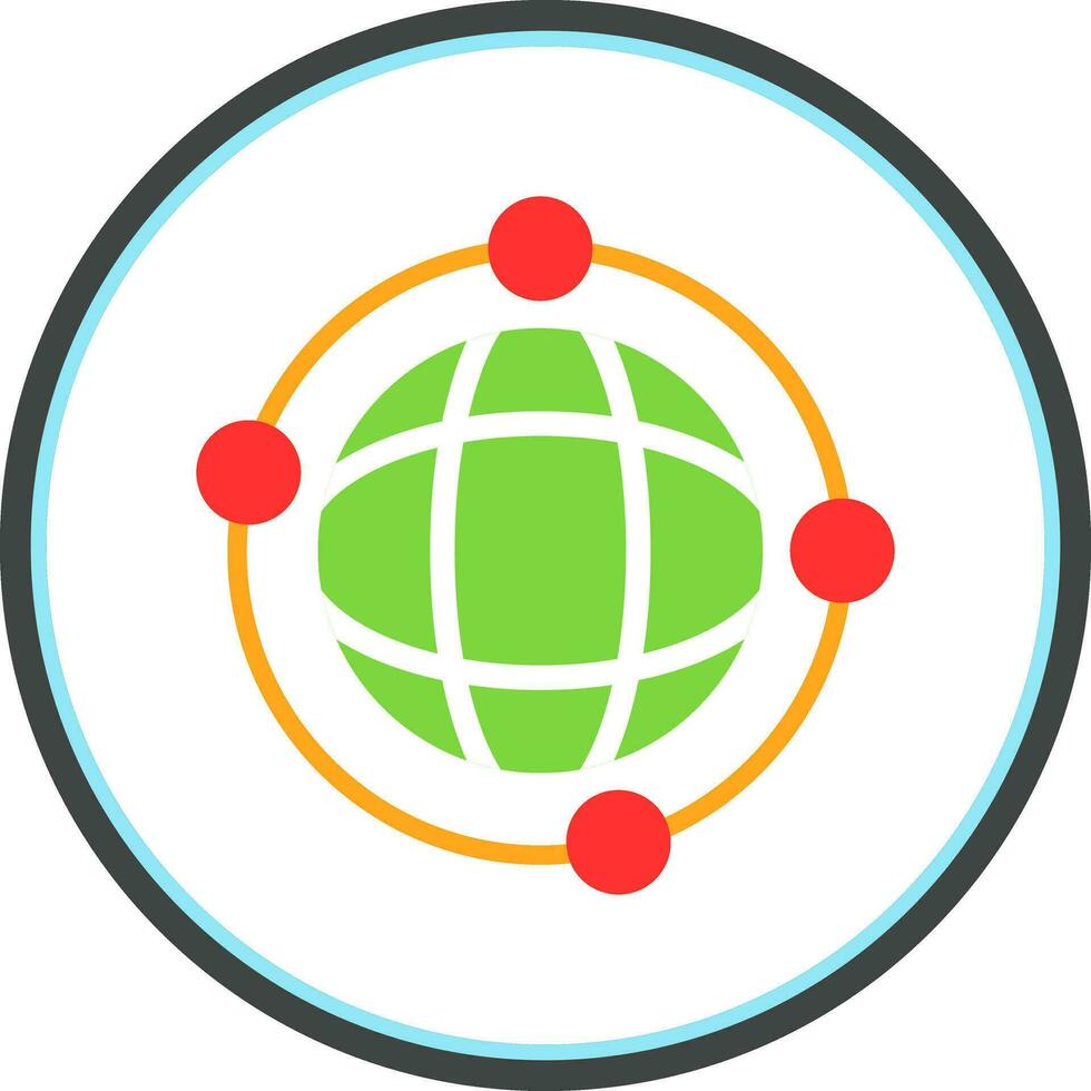 Network Monitoring Vector Icon Design