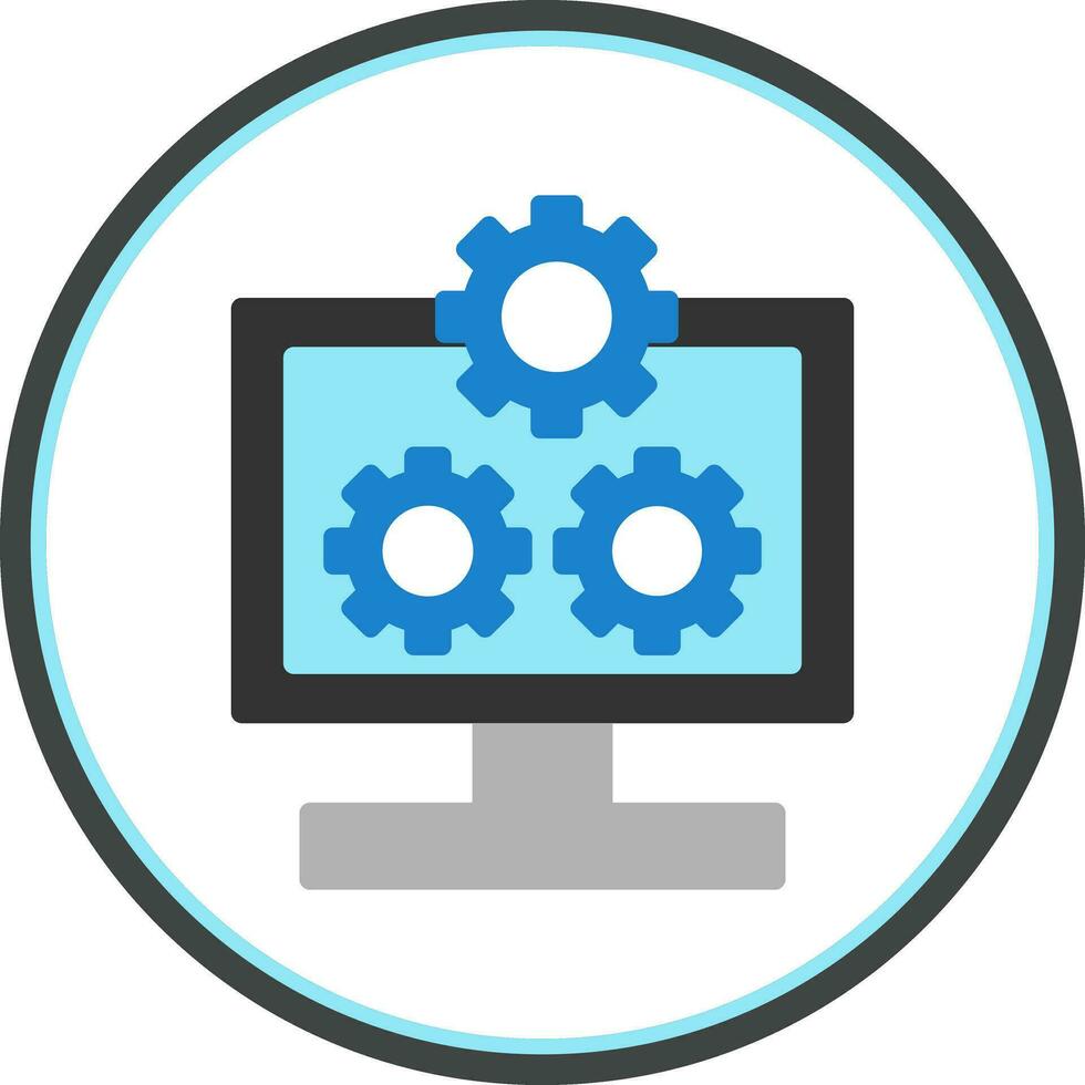 System Configuration Vector Icon Design