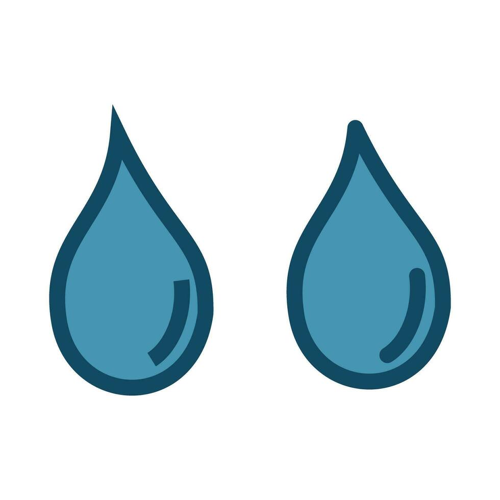 agua soltar icono vector aislado en blanco antecedentes para tu web y móvil aplicación diseño