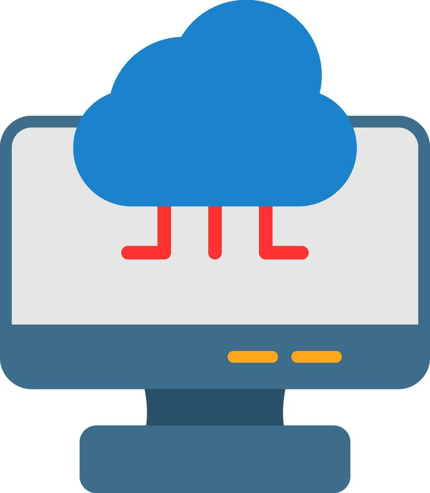 Cloud Computing Vector Icon Design