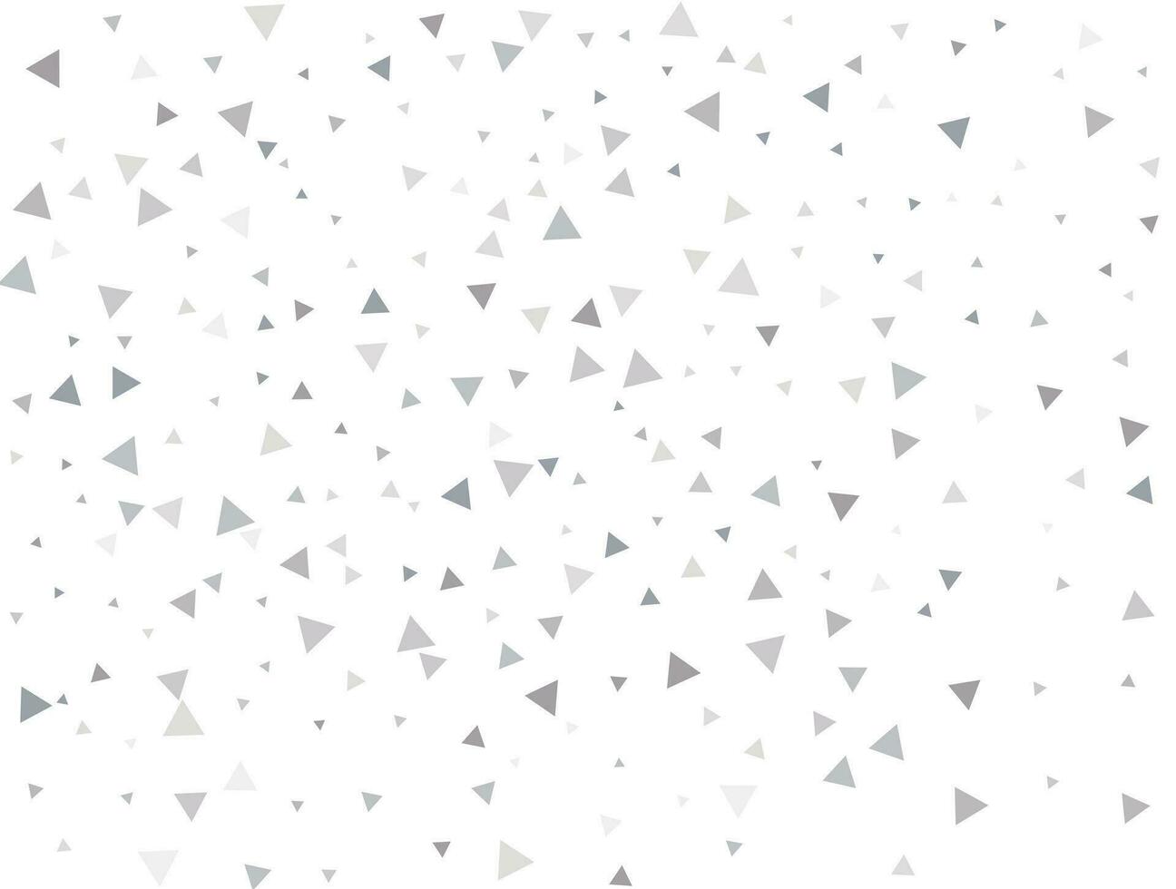 Silver Triangular Confetti. Confetti celebration, Falling Silver abstract decoration for party, birthday celebrate, anniversary or event, festive. Festival decor. Vector illustration.
