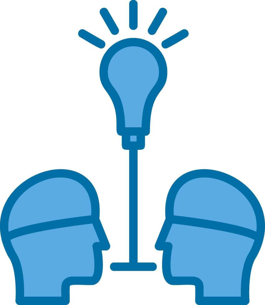 Knowledge Sharing Vector Icon Design