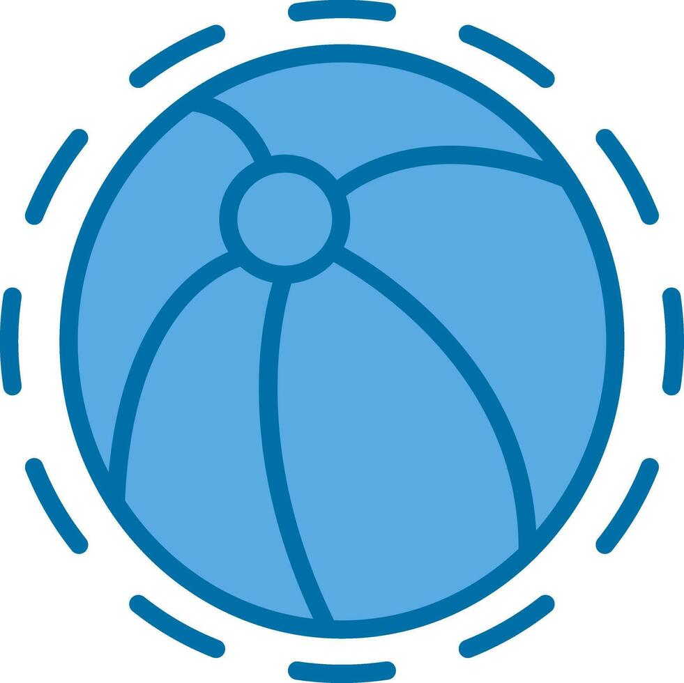 Beach ball Vector Icon Design