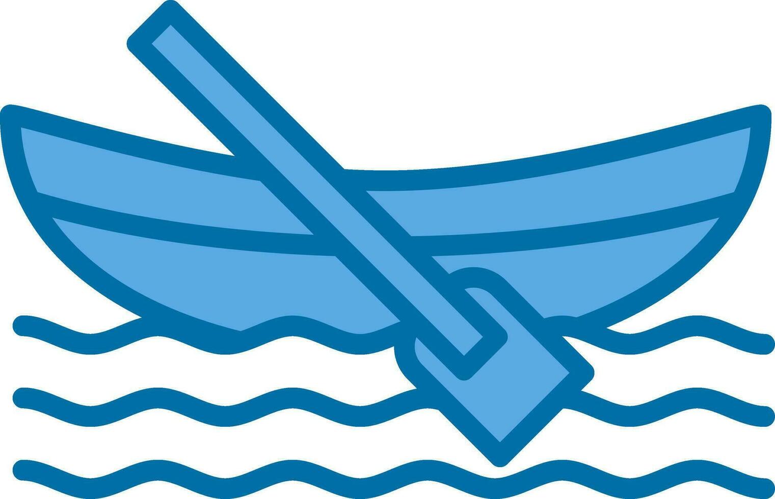 Dinghy Vector Icon Design