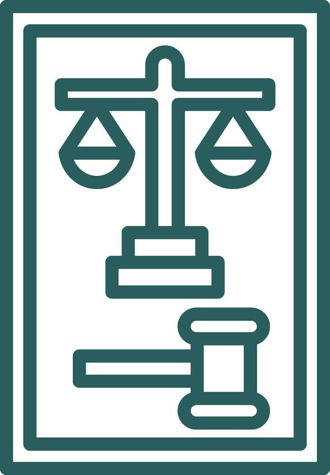 Law Vector Icon Design