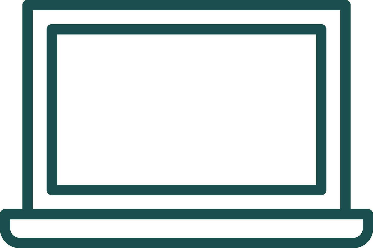 Laptop Vector Icon Design
