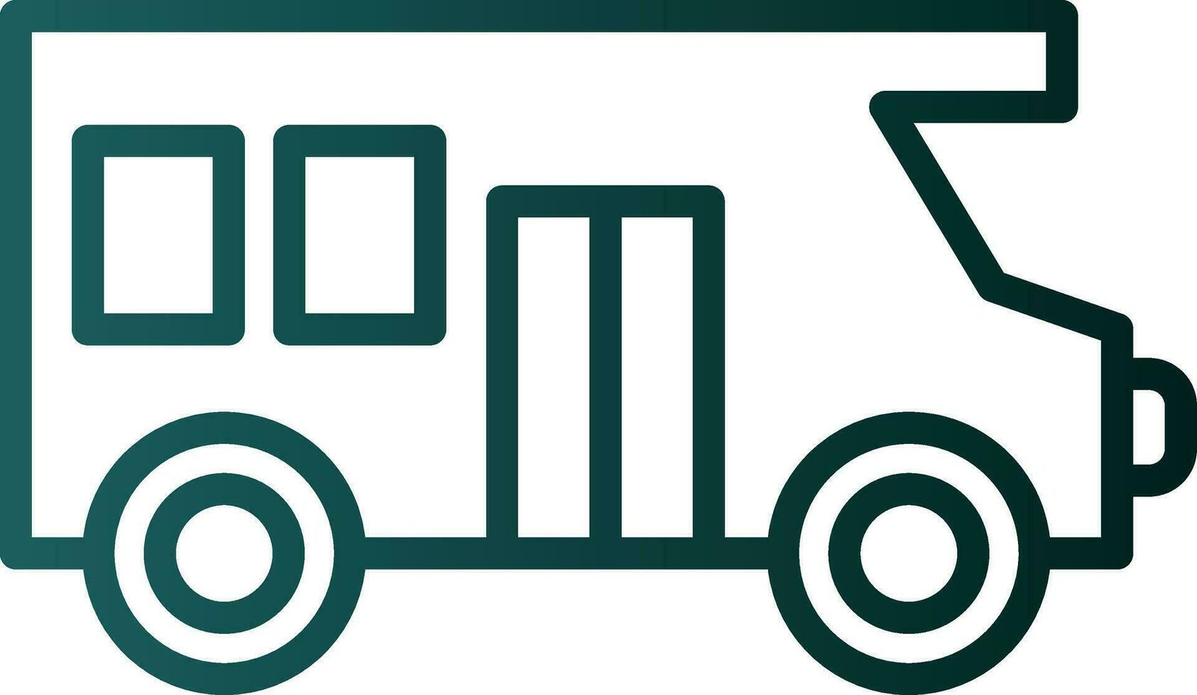 Motor home Vector Icon Design