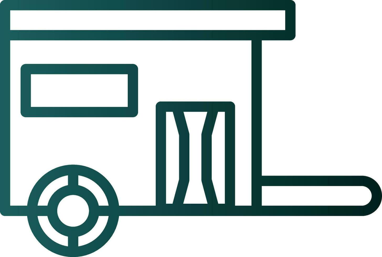 Caravan Vector Icon Design