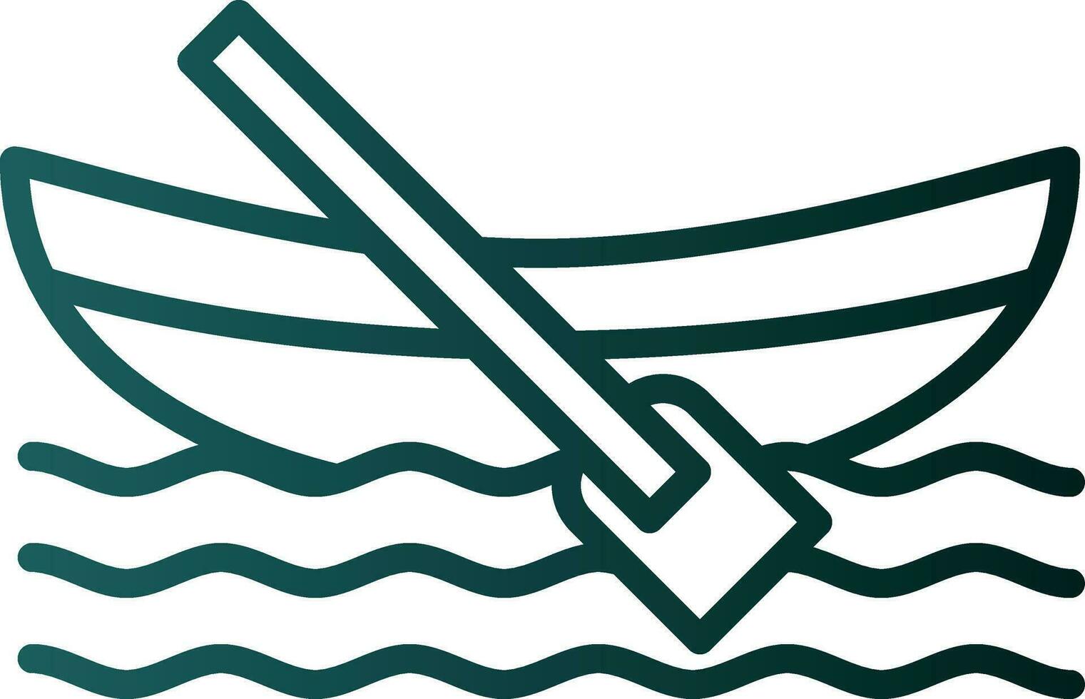 Dinghy Vector Icon Design