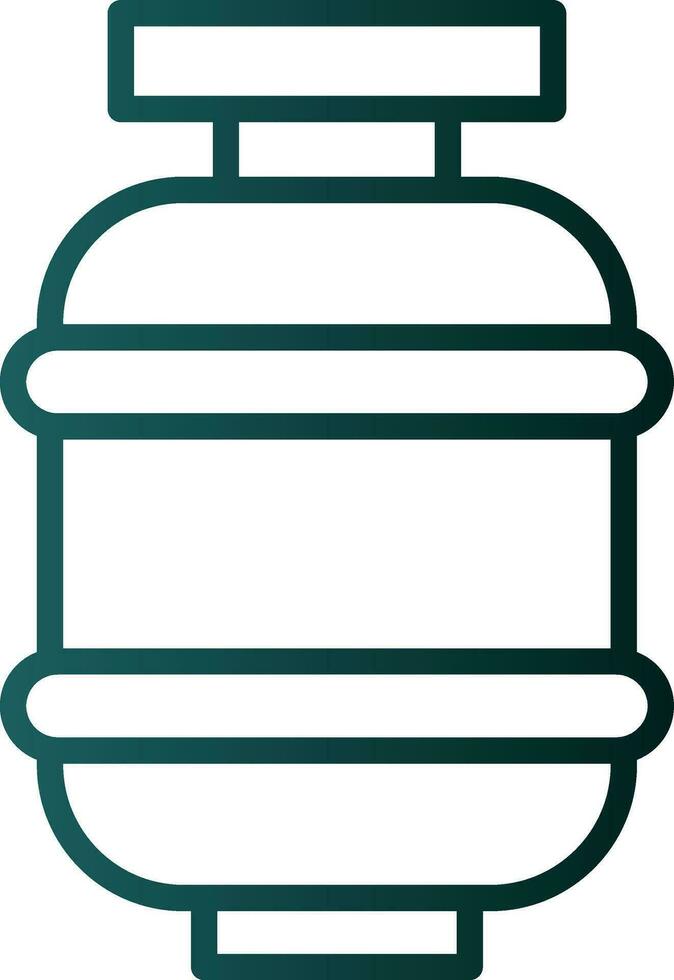 Gas bottle Vector Icon Design