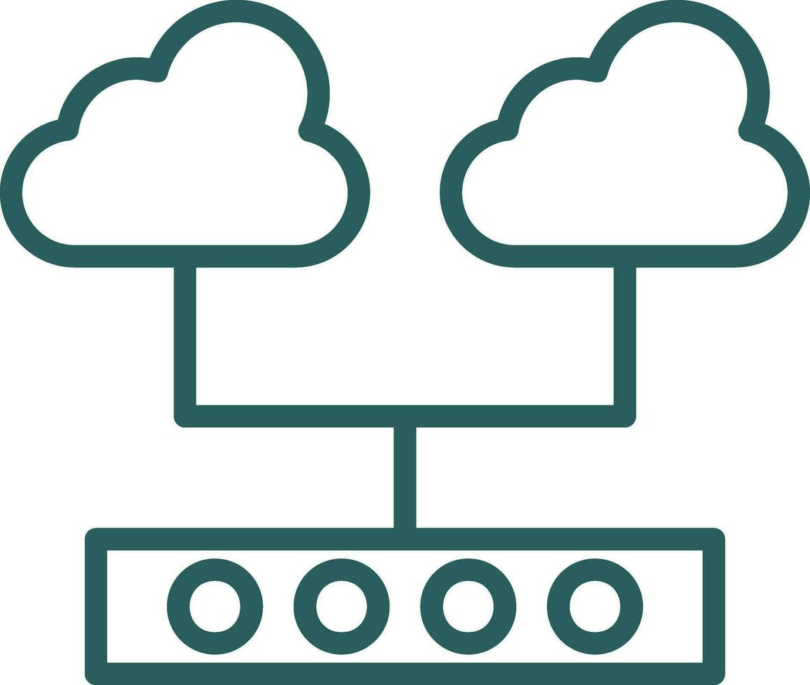 Cloud Support Vector Icon Design