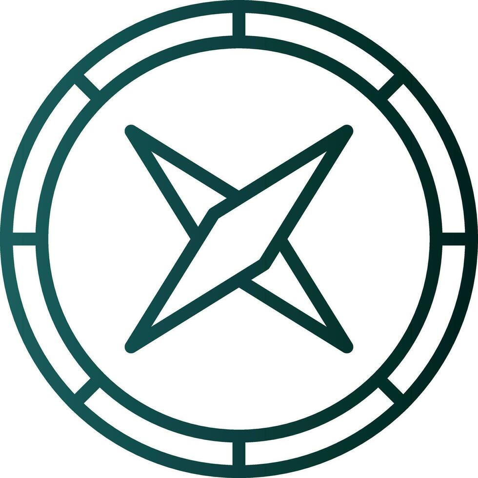 Compass Vector Icon Design