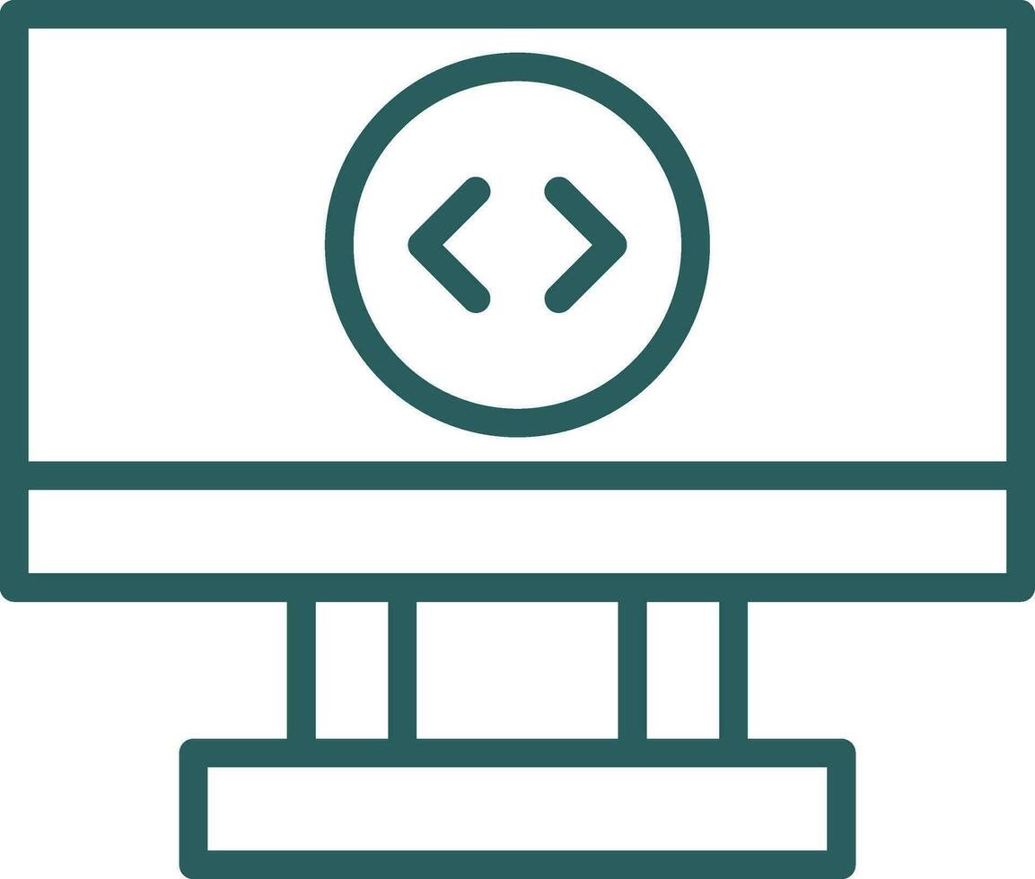 Remote Desktop Vector Icon Design