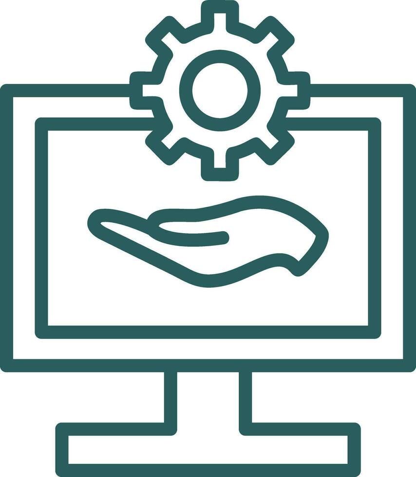 Software Support Vector Icon Design