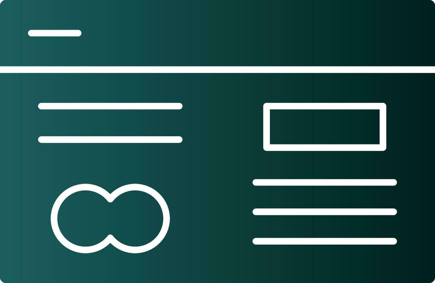 Card Vector Icon Design